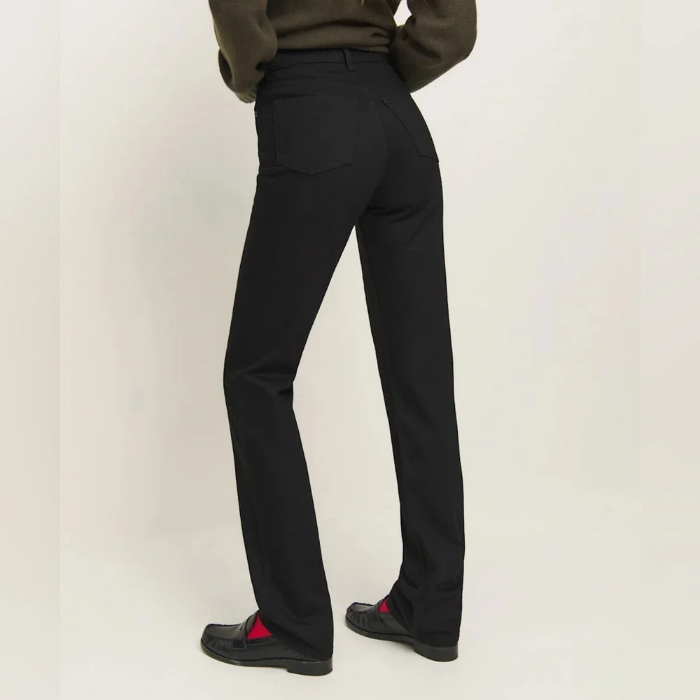 Reformation Straight Leg High Waist Jeans - Picture 3 of 4